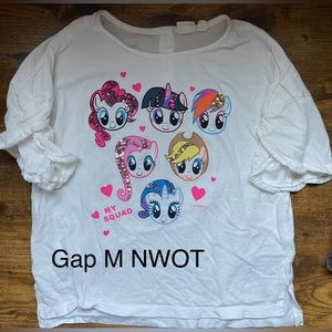 Gap M My Little Pony pants/top with sequins